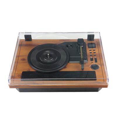 China Multifunctional modern style multifunctional phonograph built in 2*5W speakers with radio connect turntable player for sale