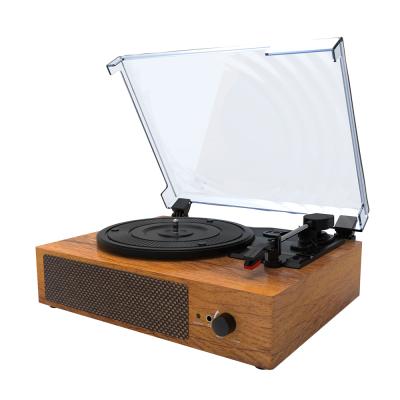 China Various styles MDF+PVC turntable turntable LP player turntable vinyl stand phonograph to enjoy high reputation at home and abroad for sale