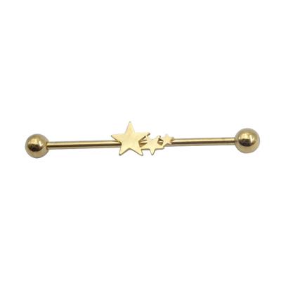 China FASHIONABLE Titanium Star G23 Design Industrial Barbell Drilling for sale