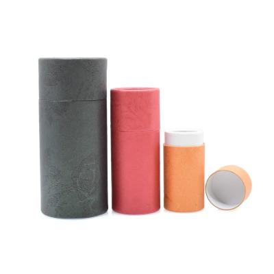 China Recyclable Kraft Custom Cardboard Tube Packaging Cosmetic Tube For Essential Oil Bottle Perfume Bottle for sale