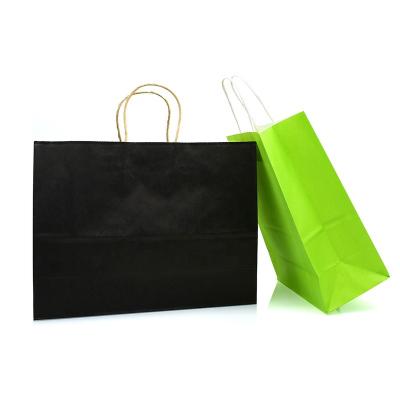 China Biodegradable Recycled Gift Paper Bags Easy Carry Retail Kraft Paper Bags With Handles for sale