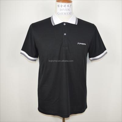 China Custom White Anti-Pilling Checp Mens Polo Collar T-Shirt Design for sale