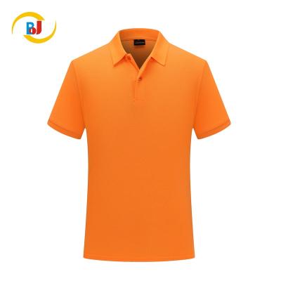 China Custom Other Bojin Logo T Shirt Printing Orange Golf Polo T Shirt for sale