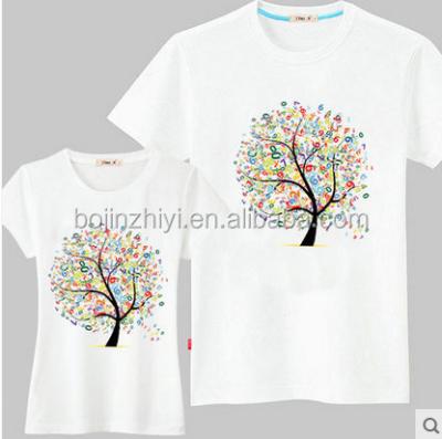 China Hot sale high quality anti-pilling lover's t-shirts, variety color for choose for sale