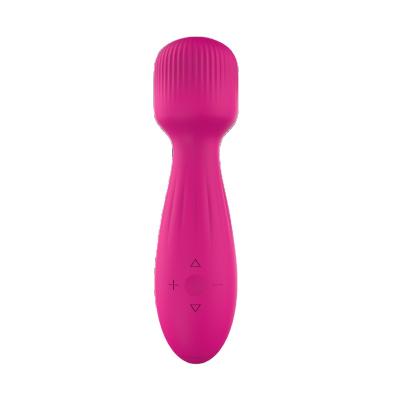 China Pretty 5Vibration Modes Quality Massager Masturbation Wand Massager AV Vibrator AV Vibrator With Tongue for sale