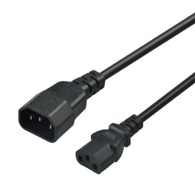 China Pvc C3 C4 conector monitor de computador cabo de alimentação personalizável 5m 6m à venda