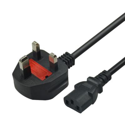 中国 1M 1.5M 1.8M 2M CCA PVC電源ケーブル SIPU 220V UK 2ピン AC電源伝送 販売のため