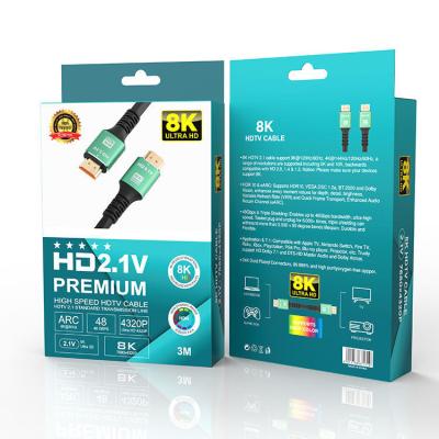 Κίνα SIPU HDMI καλώδιο 8K 60Hz-4K 120Hz 1M-10M Επιλογές μήκους για μεταφορά δεδομένων ήχου και βίντεο προς πώληση