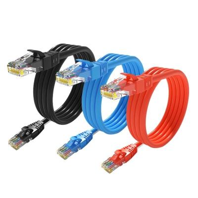 China CAT 6 UTP RJ45 Copper Network Cable PVC Jacket CE Certified 26awg Cat5E UTP 1m 2m 3m 5m 10m 20m for sale