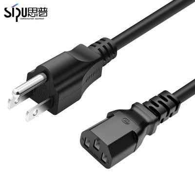 Κίνα BC Power Cord 1.5M1.8M 3*0.75MM Αντικατάσταση οθόνης τηλεόρασης υπολογιστή USA Power Cord προς πώληση