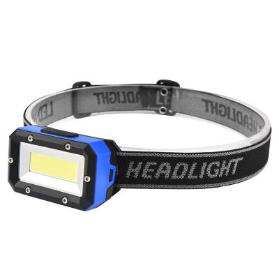 China 3XAAA camping SUPER BRIGHT AND SOFT BATTERY OPERATED WITH COB MULTIFUNCTIONAL HEAD LAMP KEY LIGHT BELT for sale