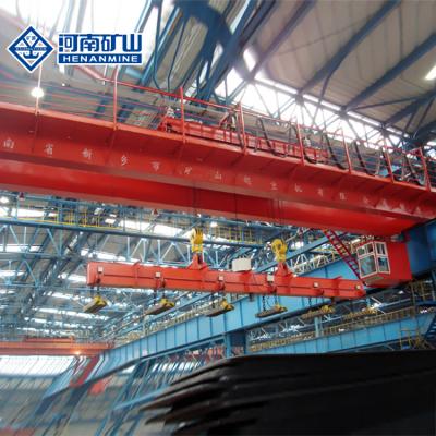 China Bridge Crane QL Hang Beam Double Girder Overhead Crane Ground Control + Remote Control +Cabin for sale