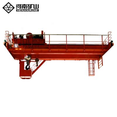 China Duty 60 Ton Hook Double Girder Overhead Crane With Lifting Stool from Crane Henan Mine Crane Heavy for sale