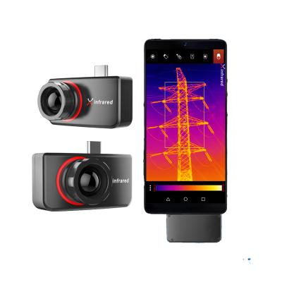 China Fever Screening System Android Smartphone Small Size High Resolution Portable Infrared Thermal Camera For Sale 49.5mm*26mm*27.5mm for sale