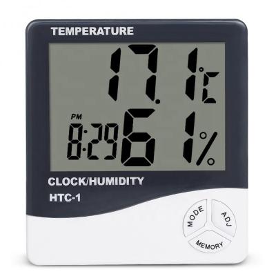 China ROKTOOLS Cheap Indoor Home Thermometer Hygrometer Temperature Meter up to 50 Degree Cel HTC-1 for sale