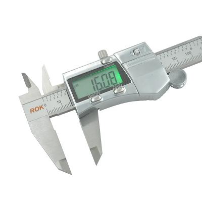 China Stainless Steel With At Least 30% Chrome ROKTOOLS DC-162MA 150mm Electronic Calibration DIN862 Digital Gauge for sale