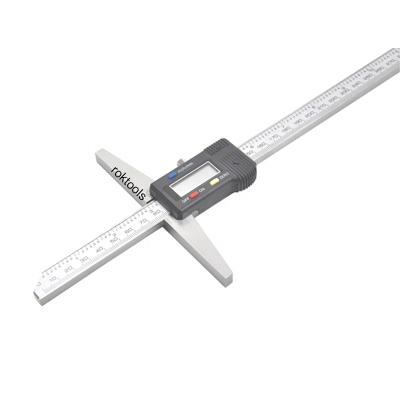 China ROKTOOLS DG-510 Electronic Depth Vernier Gauge 0-500mm Digital Depth Gauge for sale