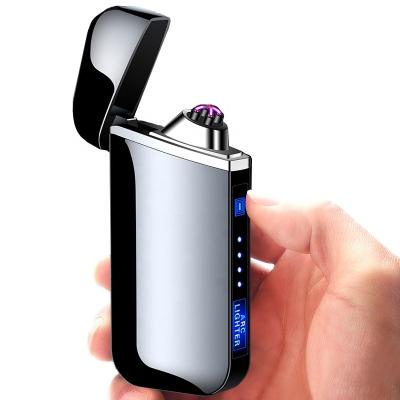 China Lighters Logo Print Smoking Accessories Custom Made, Electric Lighter Usb, Arc Lighter Morden Usb Rechargeable For Cigarette for sale