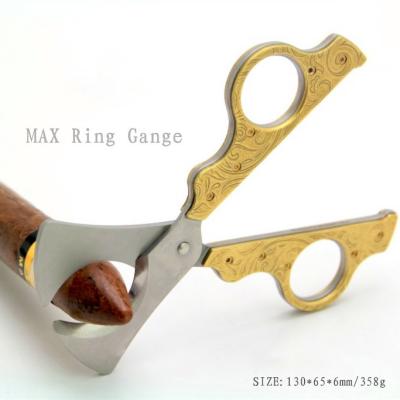 China Zinc alloy+INOX+copper professional cigar knife cigar accessories smoke knife cigar cutter wholesale for sale