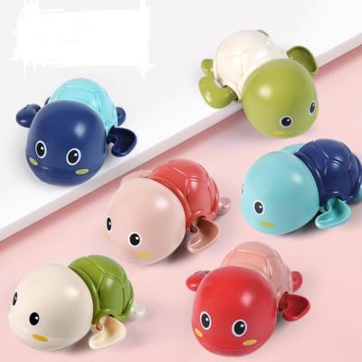 China Bathtub Toys Chain Turtle Water Turtle Cartoon Cogs Cogs Bathroom Bathtub Toys Newborn Infant Baby Floating Bath Toys for sale