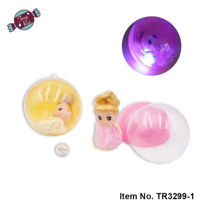 China Cartoon Toys New Tengrui Toy Candy Belle Doll In Egg With Light for sale