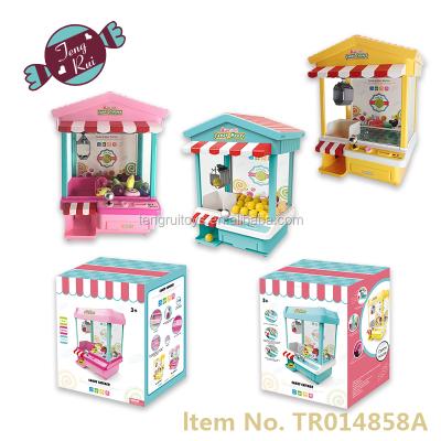 China Cartoon Toys 2018 New Mini Plastic Electronic Candy Grabber Machine Rooftop Claw Candy Toy Machine With Music (Automatic) for sale