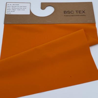 China 100D 40D 150gsm Polyester Spandex Fabric Plain Polyester 4 Way Stretch for sale