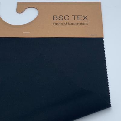 China 150D 150GSM Recycled Polyester Fabric Imitation Memory Fabric PU Coating for sale