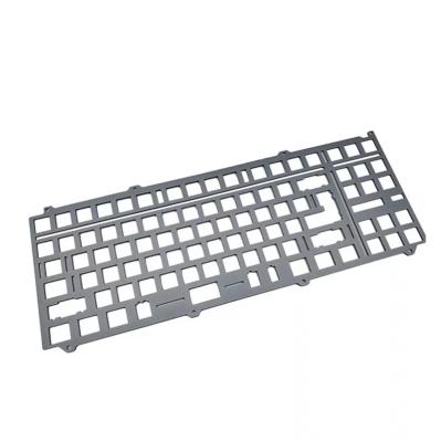 China Custom Multicolor Anodizing Aluminum Keyboard Plate Aluminum CNC Machining Mechanical Keyboard Case for sale