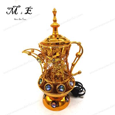 China Hot Selling Metal Aladine Lamp Incense Oil Burner for sale