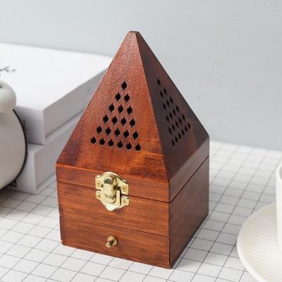 China 2022 Indian hot sale oud wooden incense censer for sale