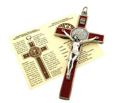 China Religious San Benito Saint St. Benedict Cross Crucifix Pendant for sale