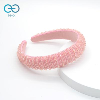 China 2020 Luxury Hot Selling Women Headband Pearl Headband Fashion Baroque Headband for sale