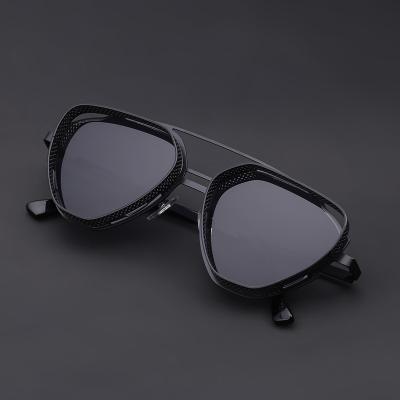 China 2022 New Arrival Vintage Irregular Steam Sunglasses Men Punk Comfort Metal Shape Retro Sun Shades for sale