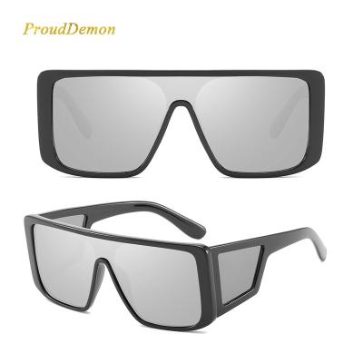 China Fashion Sunglasses K2043 One Glass Eyewear Oversized Sunglasses Plastic Lenses for sale