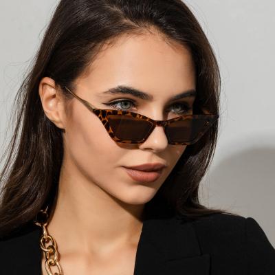 China Women UV400 Black Small Cat Eye Sunglasses Lady Sunglasses 2022 for sale