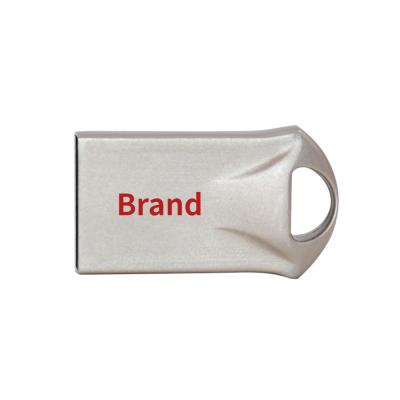 China Super Mini Metal Flash Custom Logo 16 GB Metal Ribbon Pen Waterproof Keyring USB for sale