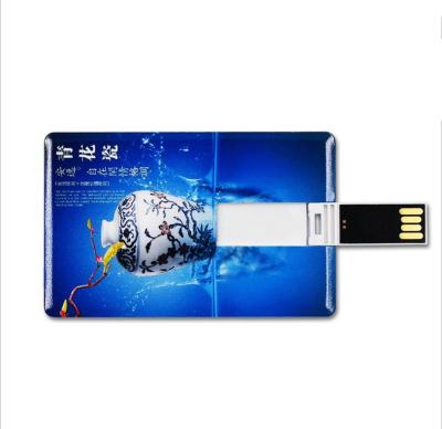 China Promotional Wholesale Plastic Usb Pendrives Square Credit Card Gift Business Card Promotional Business Card Usb Flash Drive for sale