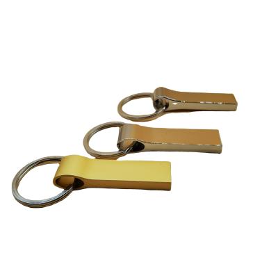 China Hot Selling Pendrive Flash Drive Metal Factory Printing Logo Metal Keychain Silk Usb Drives for sale