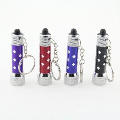 China Best Emergency Aluminum Alloy Key Chain 5 LED Pocket Flashlight for sale