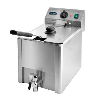 China Hot-selling Commercial Electric Fried Chicken Slice Fryer, Stainless Steel Deep Fryer 58*26.4*31.3cm Te koop