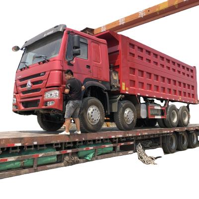 China Best Sales Sinotruk Howo 12 Wheels 8x4 40-45tons Diesel Used Dump Truck 40-45tons for sale