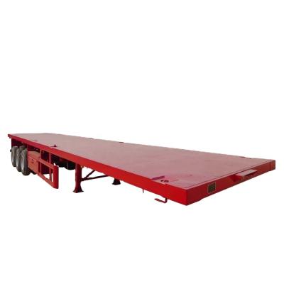 China Fast Delivery Extendable Special Heavy Duty 3 Axle Truck Trailer Flatbed Semi Trailer for sale