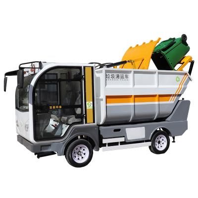 China Small New Energy Hotels 3.5M3 Electric Garbage Trucks For Property Community for sale