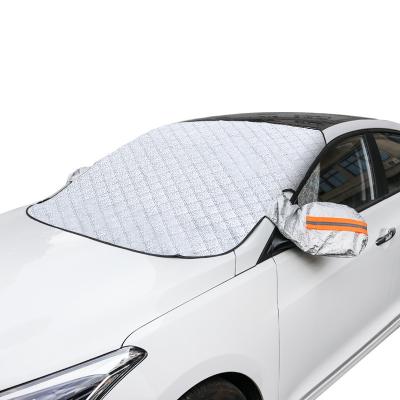 China Brief & Front Window Creative Design Universal Simple High Quality Foldable Waist Windshield Custom Color Car Sunshade for sale