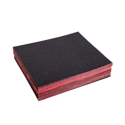 China P60 Grinding and Polishing Polishing Paper Sandpaper Abrasive Waterproof Sandpaper Emery Sheet for Wall for sale