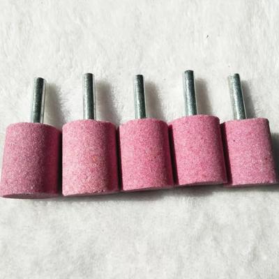 China Cylindrical PA 6mm Shank Abrasive Stones With Separate Shank Grinding Head for sale