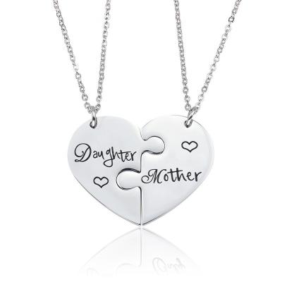 China Popular Fashion Mother Daughter Necklace Love 