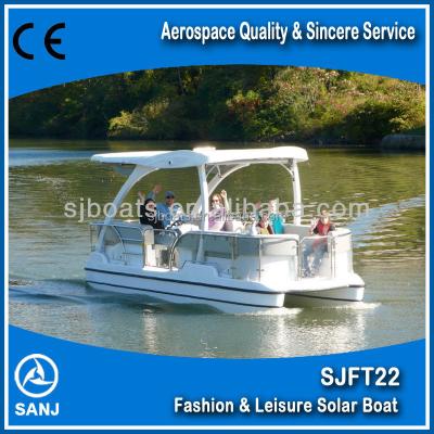 China High quality hot selling guided solar boat for sale SJFT22 for sale