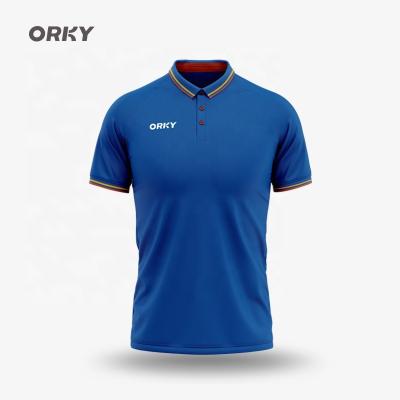 China Breathable quick-dry and never fade 2020 summer POLO Male Lapel short sleeve leisure wear orky T-shirt breathable gear dry sportswear for sale